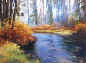 Alisa Huntley, oil on copper