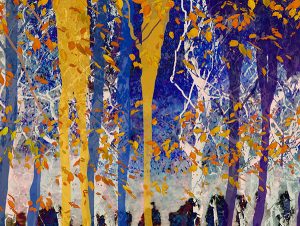 "Blue Song of the Western Wind" digital media by Dorothy Freudenberg