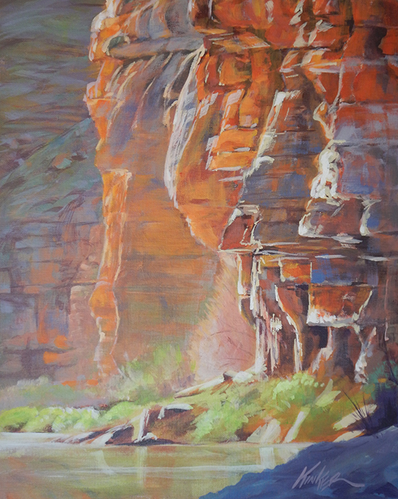 David Kinker paints the magical light of the Grand Canyon.