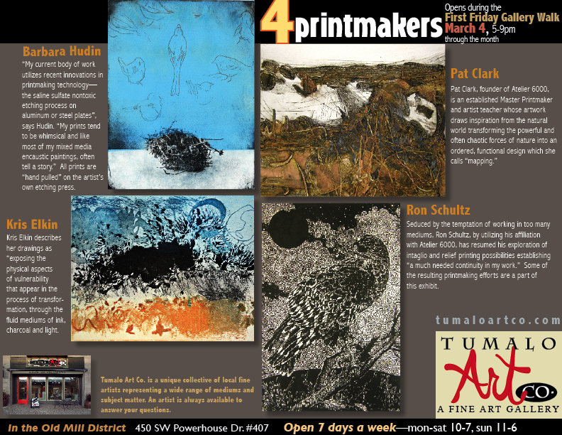 Read more about the article MARCH 2011 – 4 PRINTMAKERS