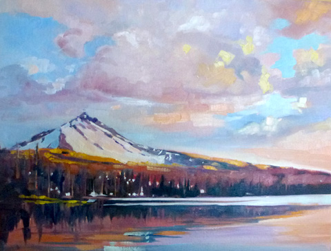 Read more about the article Janice Druian Shows Mountains & Motels in March at Tumalo Art Co.