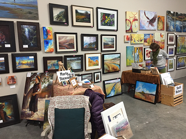 best fine art sale ever artist booth