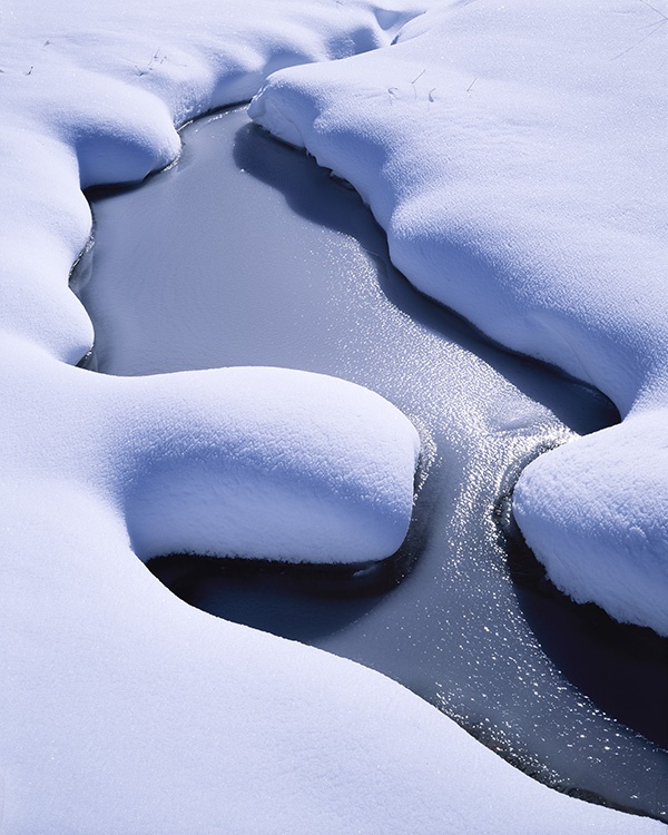 Winter stream in the Cascade Mountains fine art photography by Bruce Jackson