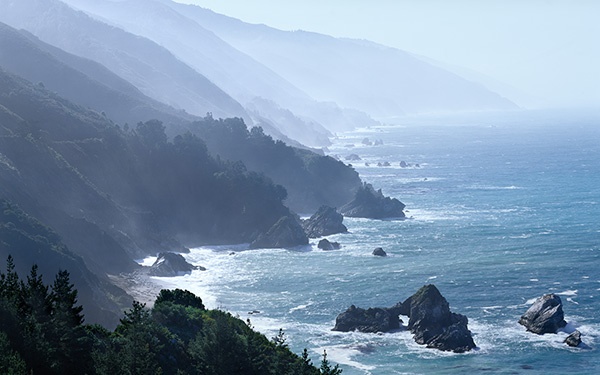 West Coast Ocean Panoramic fine art photography by Bruce Jackson