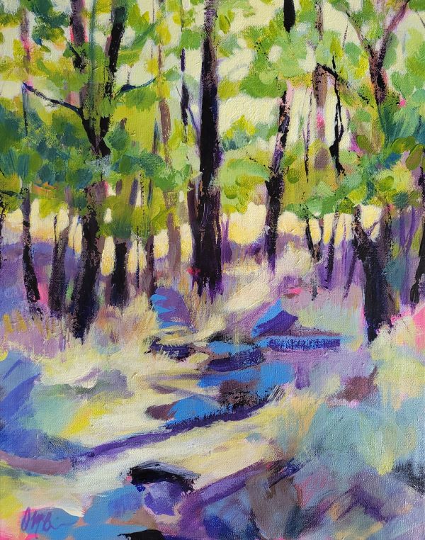 Dry Creek Canyon is an acrylic by Dee McBrien-Lee