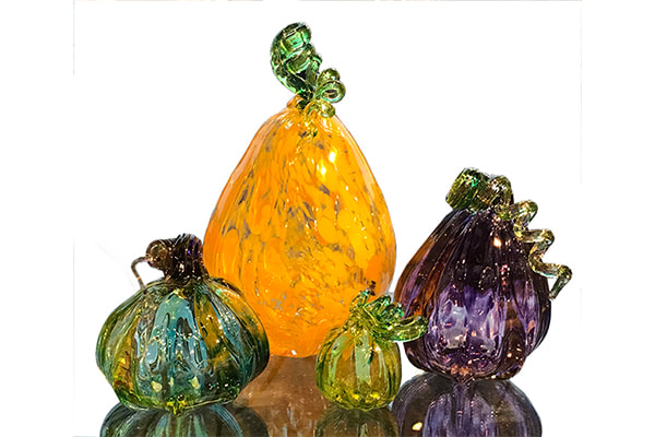 Glass Pumpkins — Nancy Becker