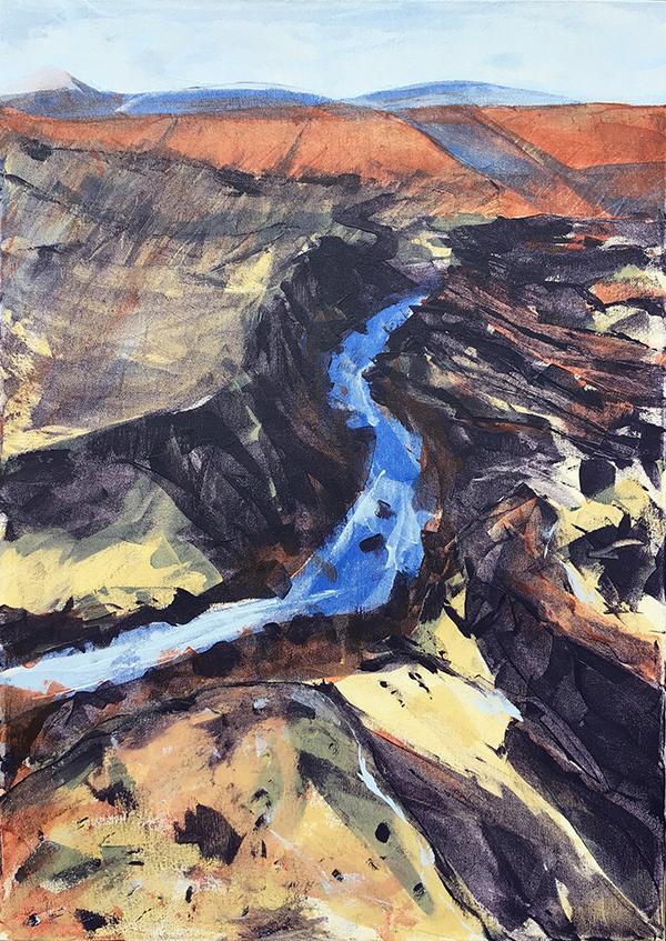 Deschutes River Canyon Rim by Anne Gibson