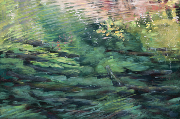 Steelhead in Steamboat Creek by Susan Luckey Higdon 