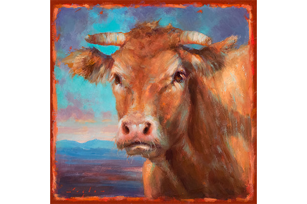 Steer, Beastie Portrait Series — Katherine Taylor