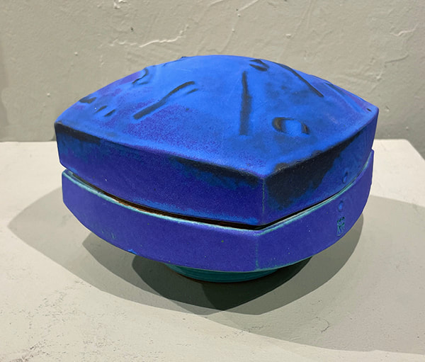 Blue Lidded box — Patrick Horsley