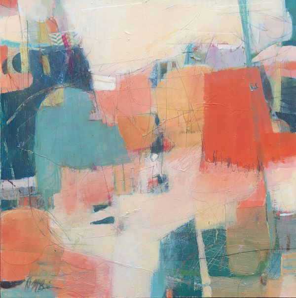 "Land of Enchantment" a pure abstract bringing up the feeling of the Southwest by Dee McBrien-Lee.