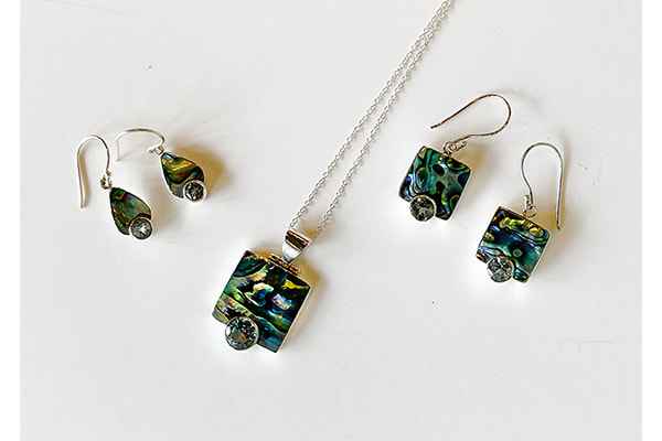 Abalone and Topaz Jewelry — Alison Wahl
