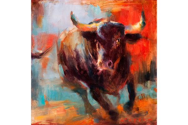 Spanish Bull Study — Katherine Taylor