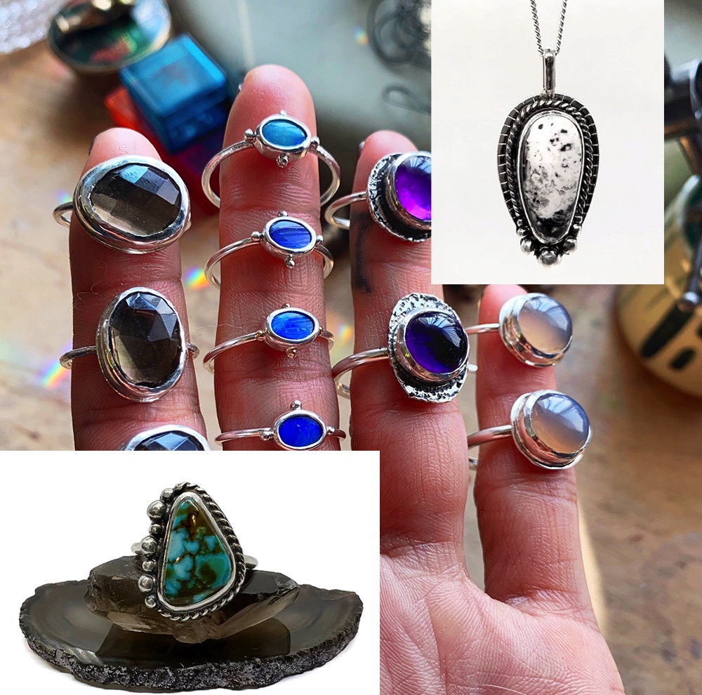 Introducing jewelry maker Grace Gasior to our group of custom jewelers. Grace is dedicated to making jewelry that resonates with the body and connects with the mind—special totems to last a lifetime.