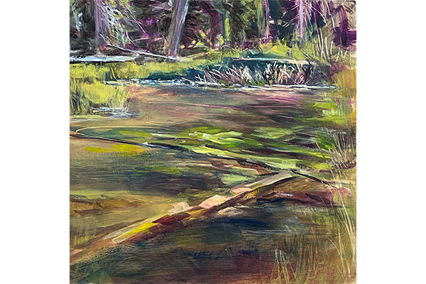 Looking down stream — Susan Luckey Higdon