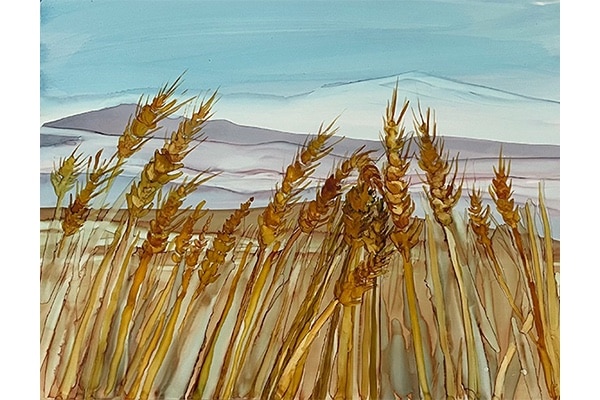 Wheat & Mt. — Marlene Alexander