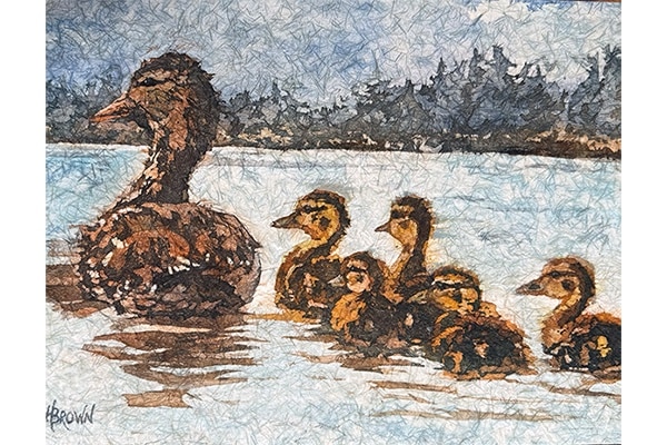 Duck Family — Helen Brown