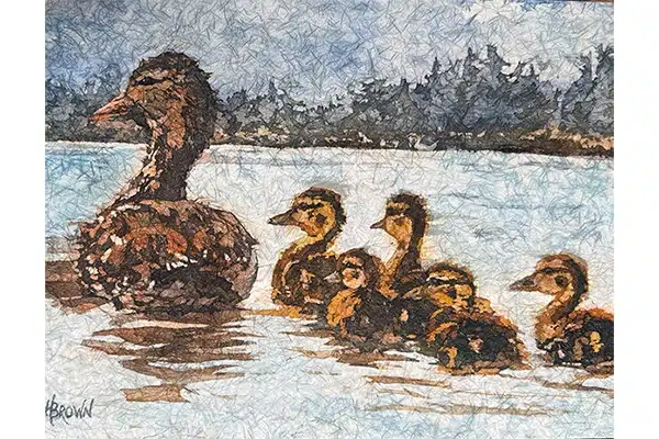 Duck Family — Helen Brown